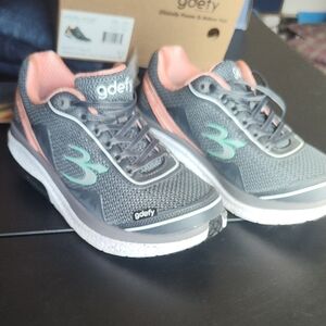 Women's Gray and Pink Athletic Shoes